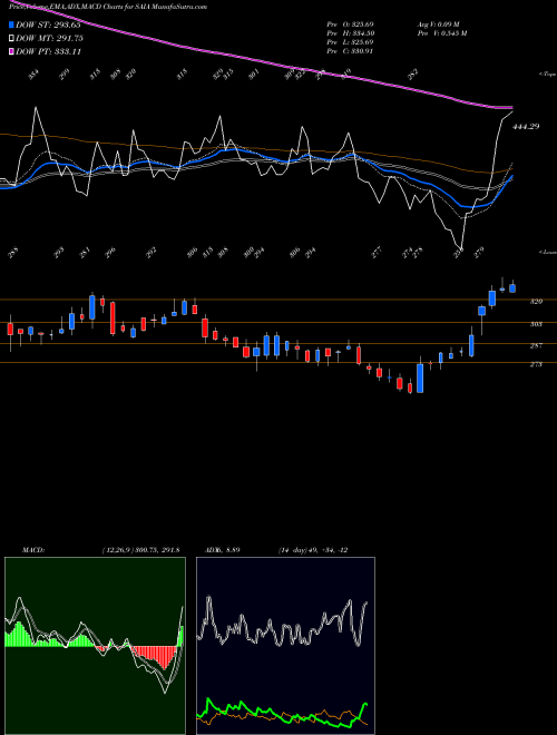 Munafa Saia, Inc. (SAIA) stock tips, volume analysis, indicator analysis [intraday, positional] for today and tomorrow