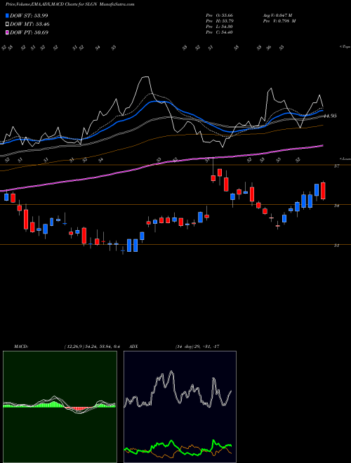 Munafa Silgan Holdings Inc. (SLGN) stock tips, volume analysis, indicator analysis [intraday, positional] for today and tomorrow