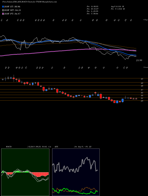 Munafa Tandem Diabetes Care, Inc. (TNDM) stock tips, volume analysis, indicator analysis [intraday, positional] for today and tomorrow