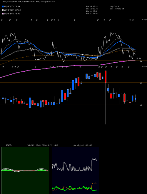 MACD charts various settings share WHG Westwood Holdings Group Inc USA Stock exchange 