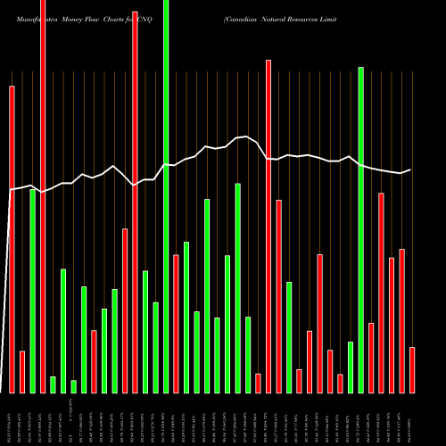 Money Flow charts share CNQ Canadian Natural Resources Limited USA Stock exchange 