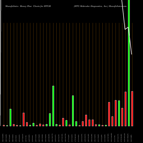 Money Flow charts share HTGM HTG Molecular Diagnostics, Inc. USA Stock exchange 
