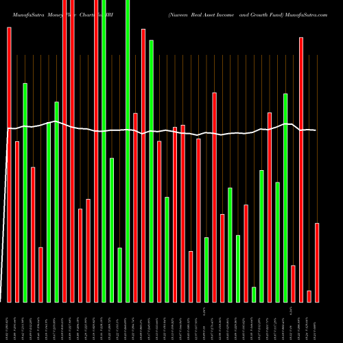 Money Flow charts share JRI Nuveen Real Asset Income And Growth Fund USA Stock exchange 