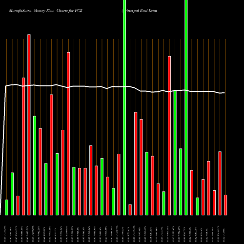 Money Flow charts share PGZ Principal Real Estate Income Fund USA Stock exchange 