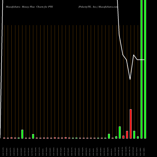 Money Flow charts share PTE PolarityTE, Inc. USA Stock exchange 