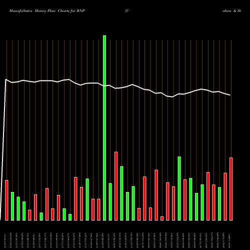 Money Flow charts share RNP Cohen & Steers REIT And Preferred And Income Fund, USA Stock exchange 