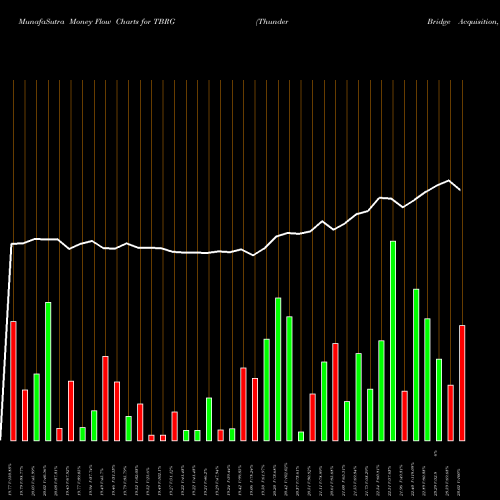 Money Flow charts share TBRG Thunder Bridge Acquisition, Ltd. USA Stock exchange 