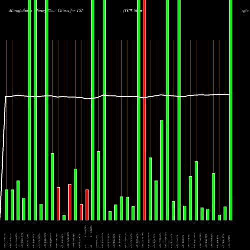 Money Flow charts share TSI TCW Strategic Income Fund, Inc. USA Stock exchange 