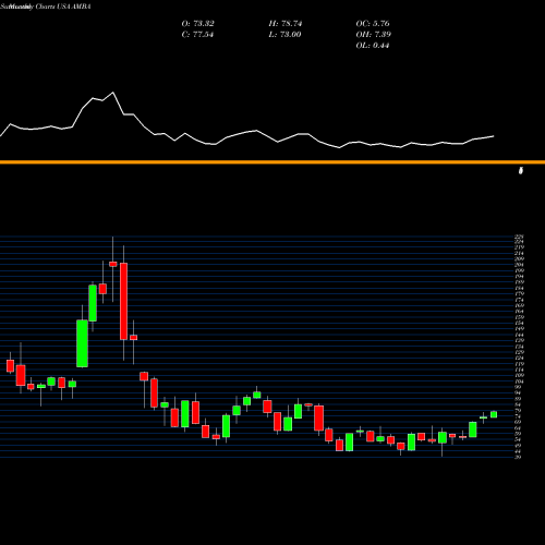 Monthly charts share AMBA Ambarella, Inc. USA Stock exchange 