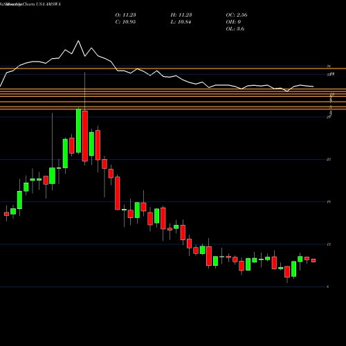 Monthly charts share AMSWA American Software, Inc. USA Stock exchange 