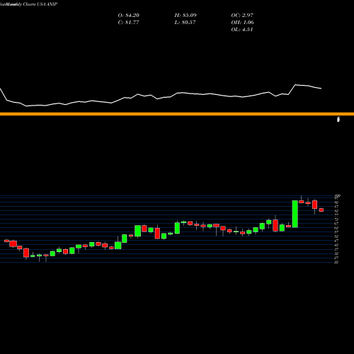 Monthly charts share ANIP ANI Pharmaceuticals, Inc. USA Stock exchange 