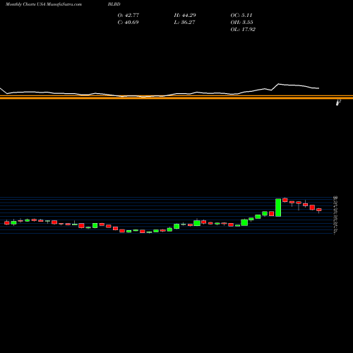 Monthly charts share BLBD Blue Bird Corporation USA Stock exchange 