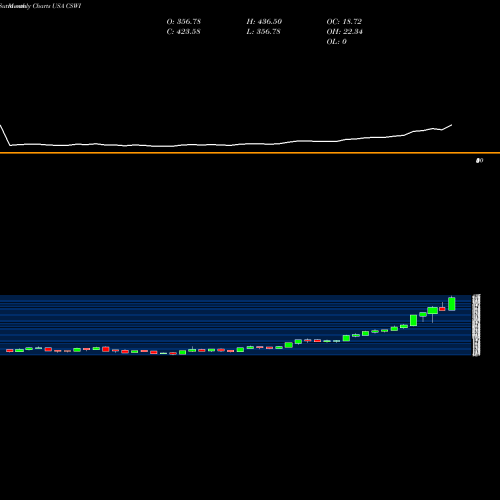 Monthly charts share CSWI CSW Industrials, Inc. USA Stock exchange 