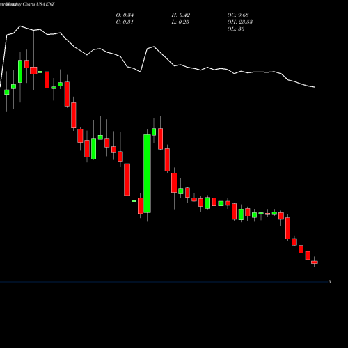 Monthly charts share ENZ Enzo Biochem, Inc. USA Stock exchange 