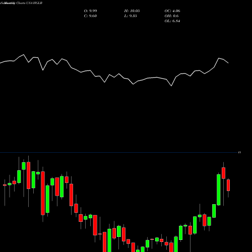 Monthly charts share HGLB Highland Global Allocation Fund USA Stock exchange 