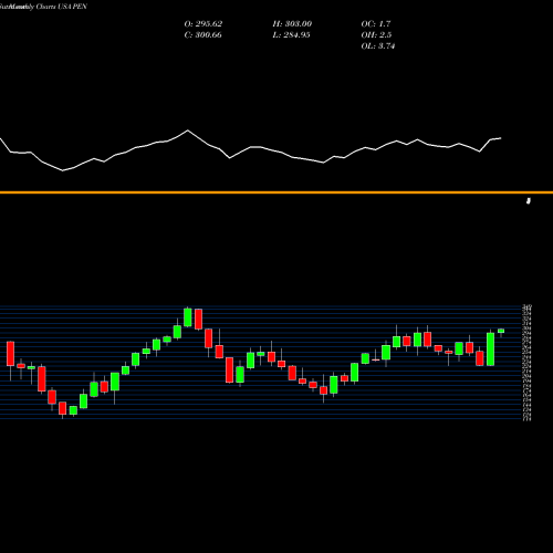 Monthly charts share PEN Penumbra, Inc. USA Stock exchange 