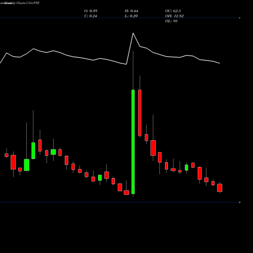 Monthly charts share PTE PolarityTE, Inc. USA Stock exchange 