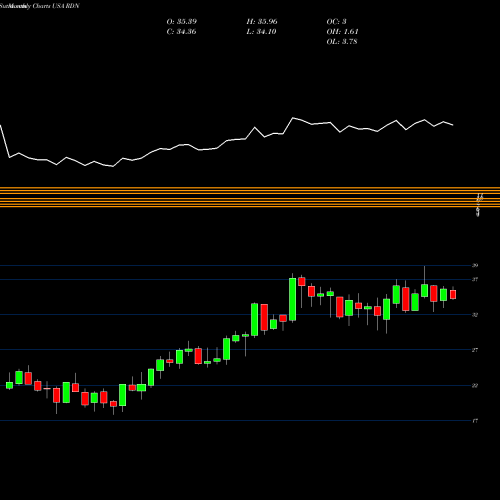 Monthly charts share RDN Radian Group Inc. USA Stock exchange 