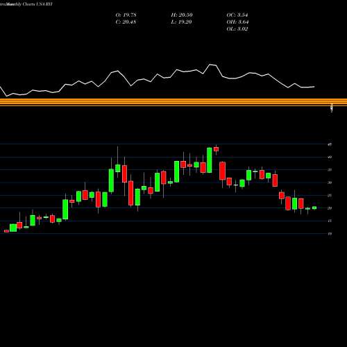Monthly charts share RYI Ryerson Holding Corporation USA Stock exchange 