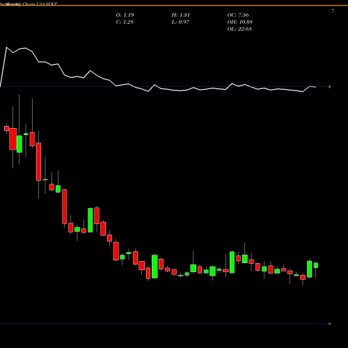 Monthly charts share SCKT Socket Mobile, Inc. USA Stock exchange 