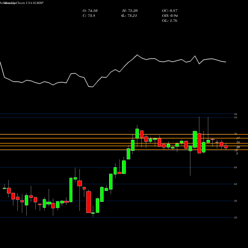 Monthly charts share SLMBP SLM Corporation USA Stock exchange 