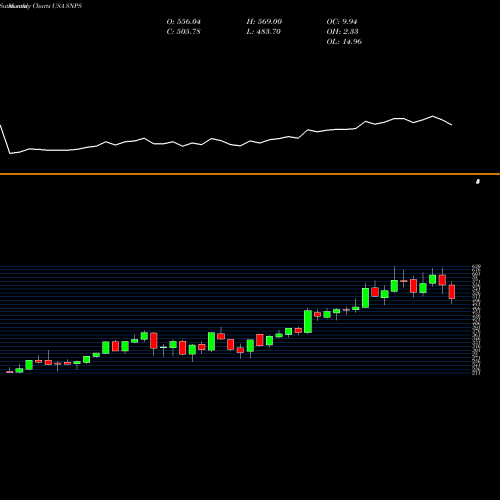 Monthly charts share SNPS Synopsys, Inc. USA Stock exchange 