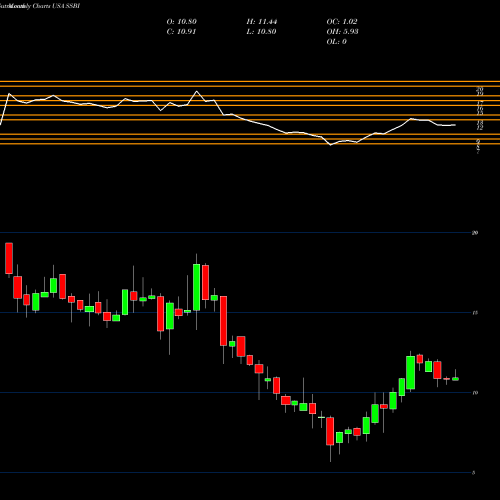Monthly charts share SSBI Summit State Bank USA Stock exchange 