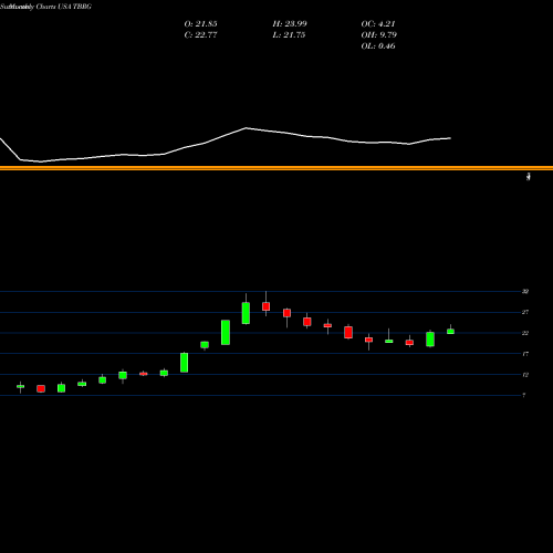 Monthly charts share TBRG Thunder Bridge Acquisition, Ltd. USA Stock exchange 