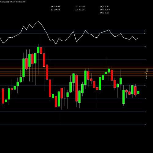 Monthly charts share TENB Tenable Holdings, Inc. USA Stock exchange 