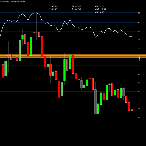 Monthly charts share THRM Gentherm Inc USA Stock exchange 