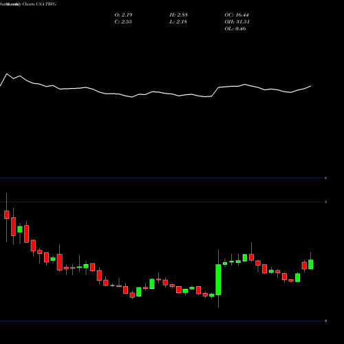 Monthly charts share TRVG Trivago N.V. USA Stock exchange 