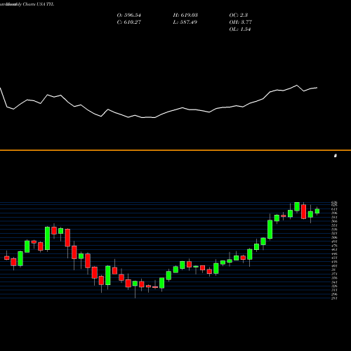 Monthly charts share TYL Tyler Technologies, Inc. USA Stock exchange 