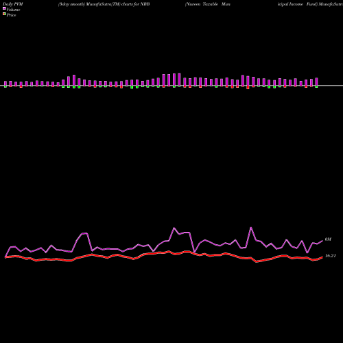 PVM Price Volume Measure charts Nuveen Taxable Municipal Income Fund NBB share USA Stock Exchange 