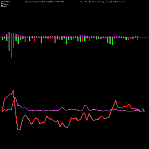 PVM Price Volume Measure charts SELLAS Life Sciences Group, Inc.  SLS share USA Stock Exchange 