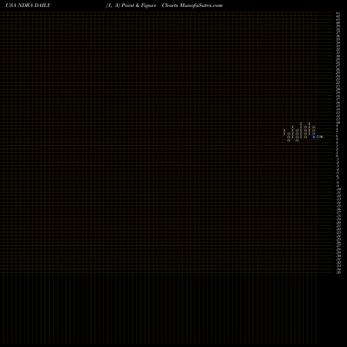 Free Point and Figure charts ENDRA Life Sciences Inc. NDRA share USA Stock Exchange 