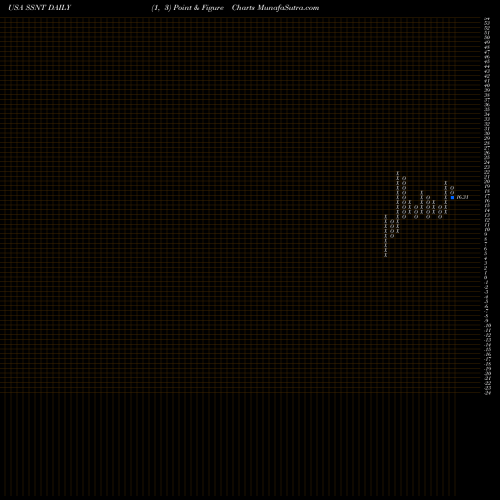 Free Point and Figure charts SilverSun Technologies, Inc. SSNT share USA Stock Exchange 
