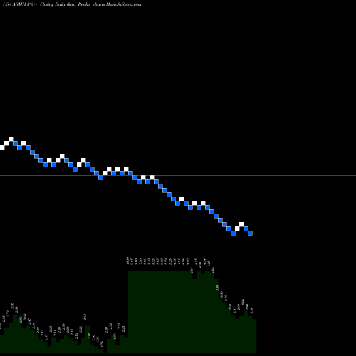 Free Renko charts AGM Group Holdings Inc. AGMH share USA Stock Exchange 