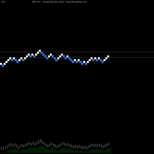 Free Renko charts BlackRock Resources BCX share USA Stock Exchange 