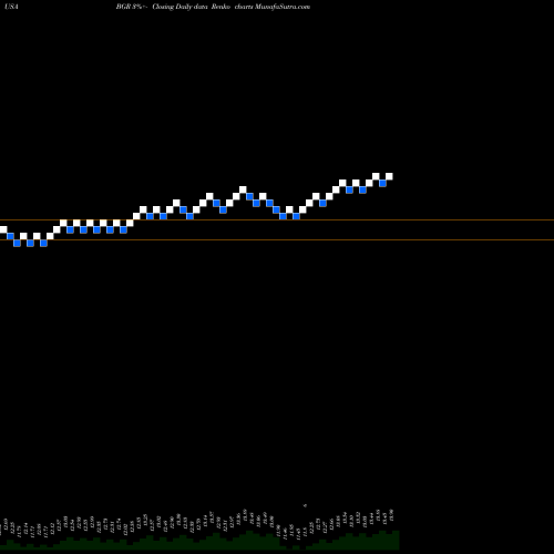Free Renko charts BlackRock Energy And Resources Trust BGR share USA Stock Exchange 