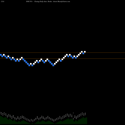 Free Renko charts Blackrock Global BOE share USA Stock Exchange 