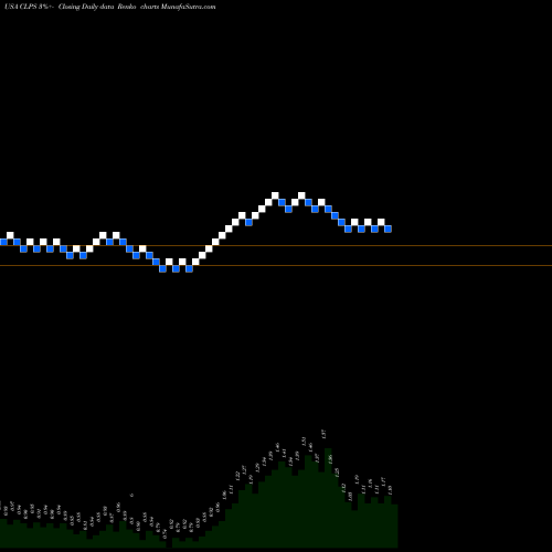 Free Renko charts CLPS Incorporation CLPS share USA Stock Exchange 