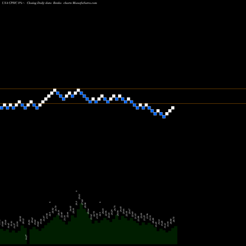 Free Renko charts Canterbury Park Holding Corporation CPHC share USA Stock Exchange 