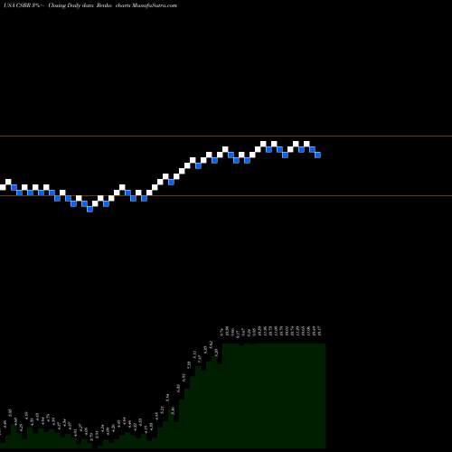 Free Renko charts Champions Oncology, Inc. CSBR share USA Stock Exchange 