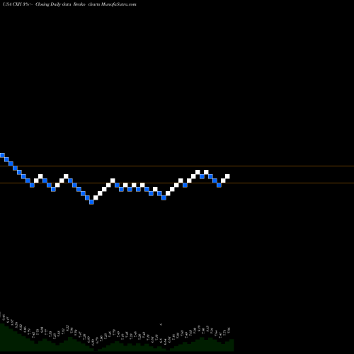Free Renko charts Colonial Investment Grade Municipal Trust CXH share USA Stock Exchange 