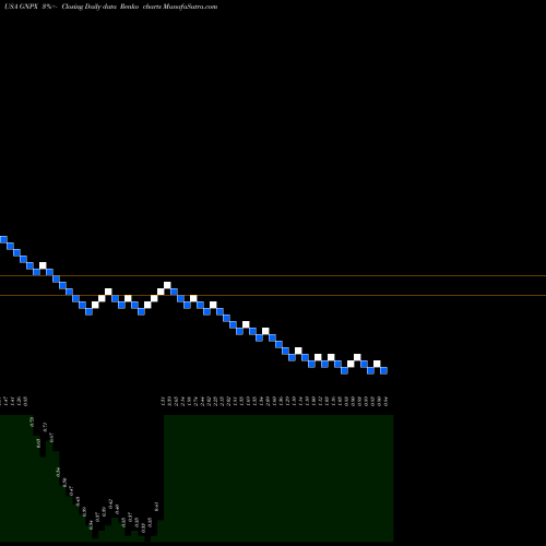 Free Renko charts Genprex, Inc. GNPX share USA Stock Exchange 