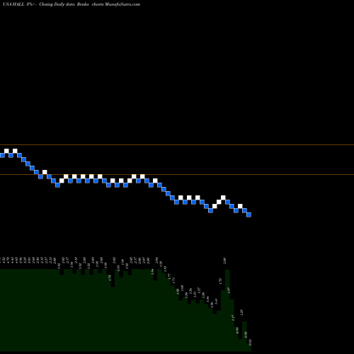 Free Renko charts Hallmark Financial Services, Inc. HALL share USA Stock Exchange 
