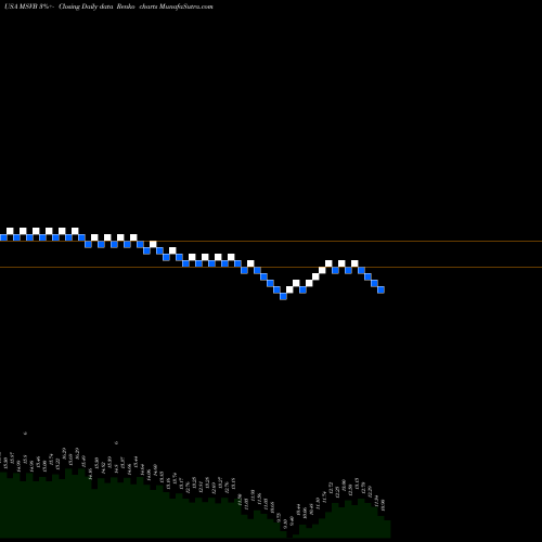 Free Renko charts Mid-Southern Bancorp, Inc. MSVB share USA Stock Exchange 