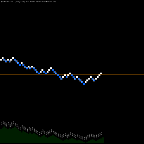 Free Renko charts Nuveen Taxable Municipal Income Fund NBB share USA Stock Exchange 