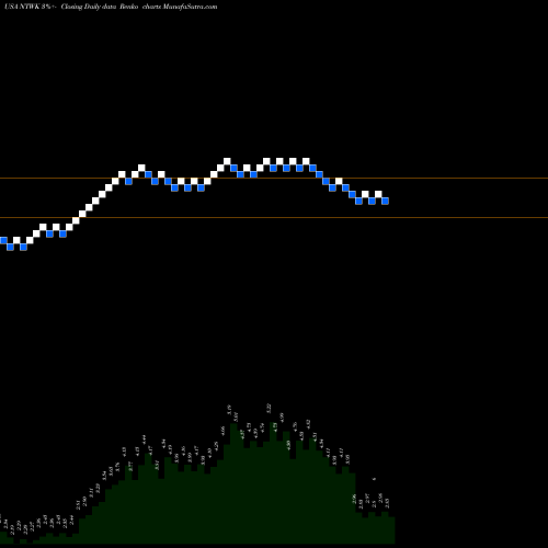 Free Renko charts NetSol Technologies Inc. NTWK share USA Stock Exchange 