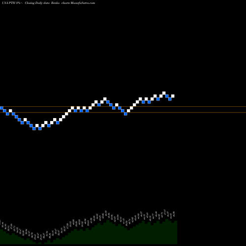 Free Renko charts Invesco DWA Healthcare Momentum ETF PTH share USA Stock Exchange 